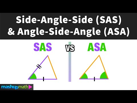 Triangle Congruence: Side Angle Side vs. Angle Side Angle