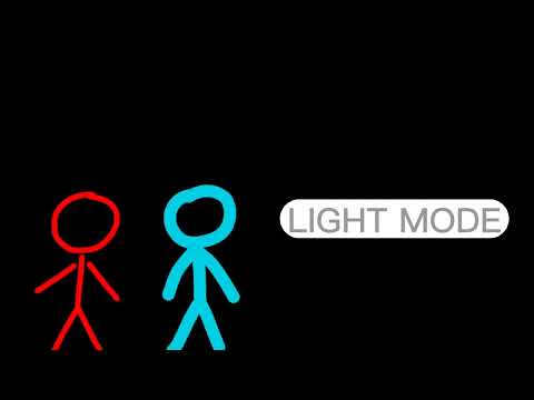 Light mode be like