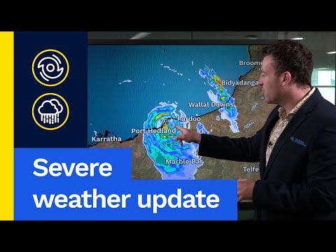 Severe Weather Update 15 February 2025: Ex-TC Zelia causing rain and flooding in WA