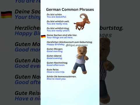 German Common Phrases Part 13 #LearnGerman #GermanPhrases