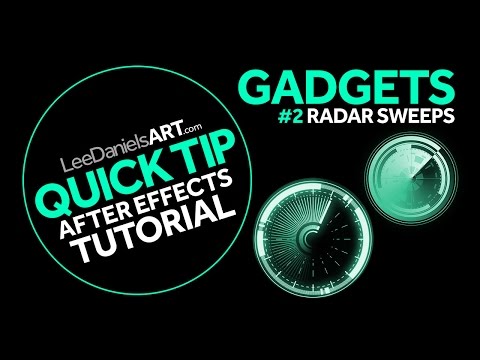 After Effects Tutorial | QUICK TIP | GADGETS #2 | Radar Sweeps