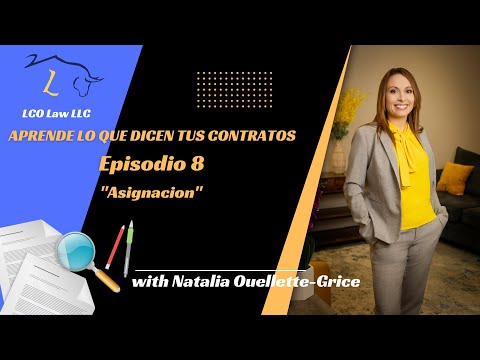 Aprende lo que Dicen tus Contratos   Episodio 8   Asignacion