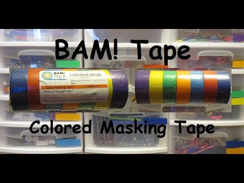 BAM! Tape Colored Masking Tape #bamtape