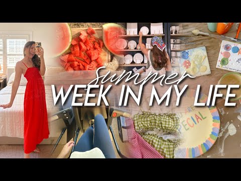 WEEK IN MY LIFE | growing pains, new workout routine, healthy meals, grocery haul, painting pottery