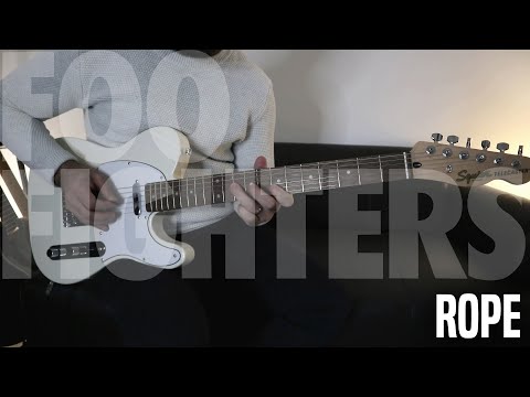 Foo Fighters - Rope (Guitar Cover, with Solo)