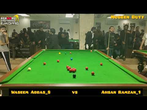 Snooker Quaterfinal Match | Ahsan Ramzan Vs Waseem Abbas | Babri Snooker Academy #snooker #match #9k