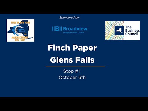 2023 Made in New York Manufacturing Bus Tour - Finch Paper