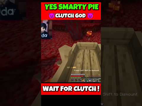 😈Yes Smarty Pie Clutch God | Op clutches | #himlands #smartypie #shortsfeed #viral #minecraft