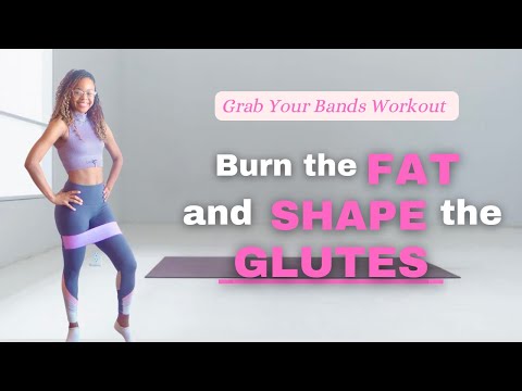 Grab your Resistance Bands for this 15 Minute Cardio and Glute WORKOUT