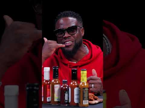 Kevin Hart RUNS for the exit on the Hot Ones 10th Anniversary Special 🏃🏃