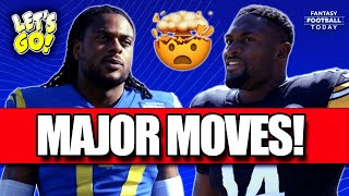 🚨 Davante Adams to Rams & DK Metcalf Traded to Steelers, & More! | 2025 Fantasy Football Impact!