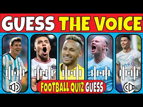 Can You Guess The Voice Of Football Player | Messi, Mbappe, Neymar, Haaland, Ronaldo