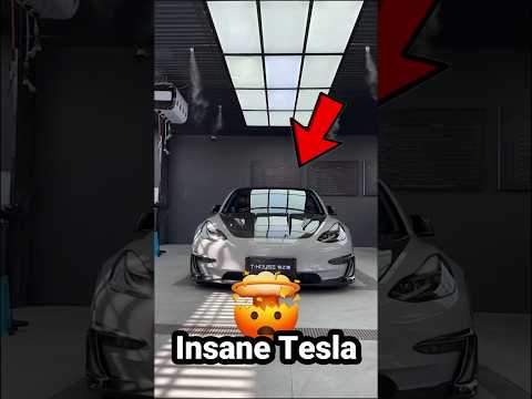 INSANE costumized tesla model 3! #shorts