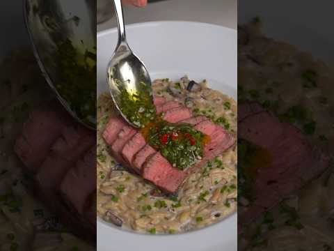 Filet Mignon & Mushroom Orzo