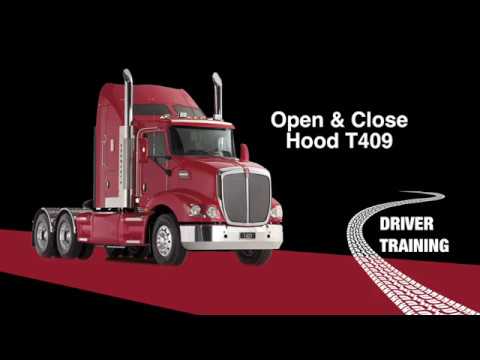 Kenworth T409 Hood Opening 0119