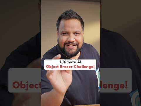 Ultimate AI Object Eraser Challenge! #shorts