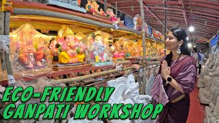 Eco Friendly Ganpati Workshop in Mumbai | Paper Mache Ganesha Idols | Vlog 2023