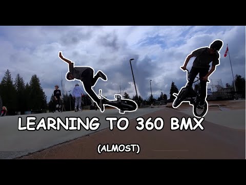 Learning to 360 a BMX! (almost) Random BMX Footage pt.9