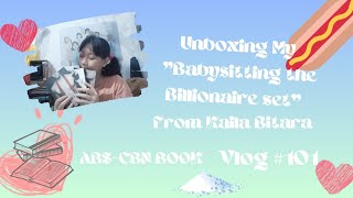 Unboxing My "Babysitting The Billionaire"  Book by JFstories from Kaila Bitara l Vlog #101