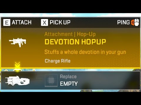 Charge rifle with Devotion hopup VS 4,000 HP dummie!