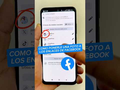 Cómo ponerle una foto a los enlaces de tus redes sociales en Facebook