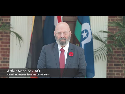 ANZAC Day Message from Ambassador Arthur Sinodinos AO