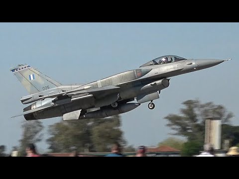 MASSIVE LAUNCH OF NATO FIGHTER JETS FOR INIOCHOS 2024 -4K