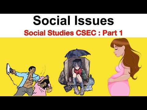 SOCIAL ISSUES PART 1 | CSEC SOCIAL STUDIES LESSON # 1  |  SKEITHER EDUCATIONAL  CHANNEL