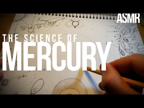 Drawing the first planet: Mercury | soft-spoken ASMR [science, space, astronomy, history]