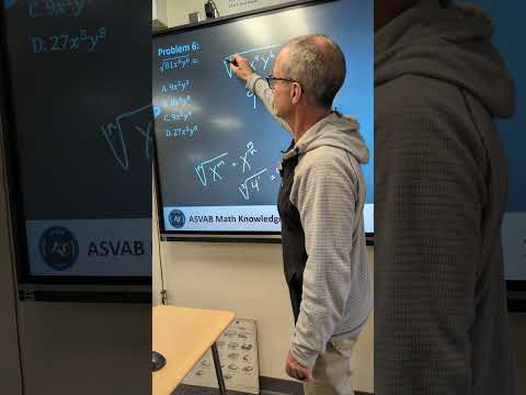 ASVAB Mathematical Knowledge Square Roots, Fractional Expononents