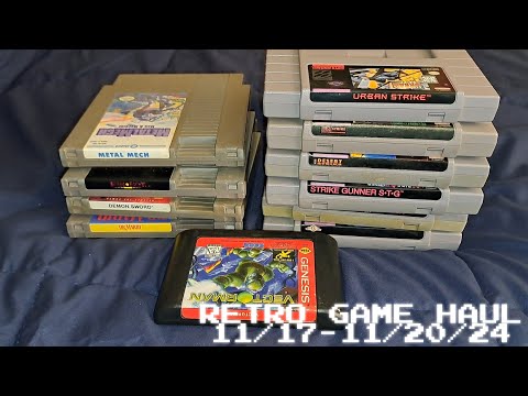 Retro Game Haul- 11/17 - 11/20/24