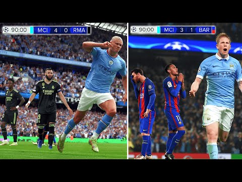 8 Times Manchester City Destroyed Big Teams in the Champions League