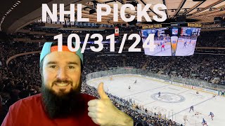 Free NHL Picks Today 10/31/24