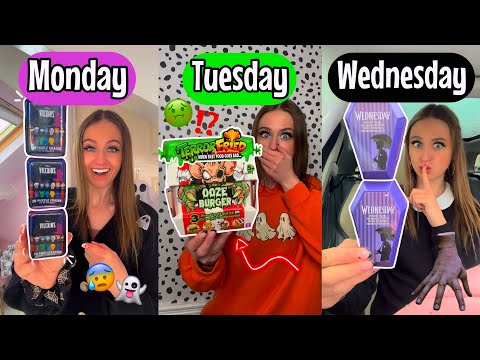 OPENING *SPOOKY HALLOWEEN* MYSTERY TOYS FOR AN ENTIRE WEEK CHALLENGE!!😱👻🎃💀⁉️ (100+ FINDS!!🫢)