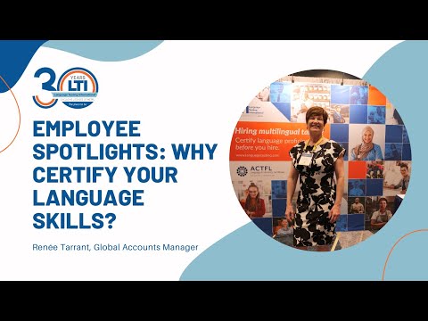 Employee Spotlights: The importance of language certificates