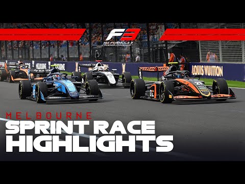 F3 Sprint Race Highlights | 2025 Australian Grand Prix