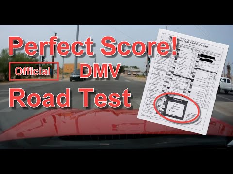 PERFECT SCORE - Official Behind the Wheel Road Test - Relax and Pass