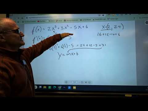 Tangent Line at a Given Point, Derivatives in Calculus