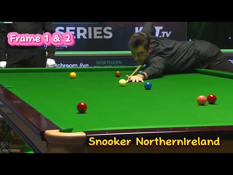 Snooker NorthernIreland open Ronnie O’Sullivan Vs Un-nooh ( frame 1 & 2).