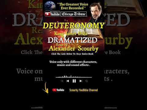 5~Book of Deuteronomy Short | Scourby | DRAMATIZED | God is Spirit, Truth & Love #youtubeshorts