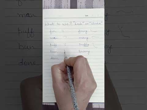 **Pitman English Shorthand : Is it a Hook or a Stroke?** #English #Stenographyraphy