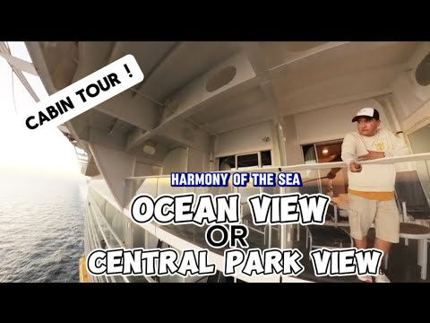 CABIN TOUR ! OCEAN VIEW & CENTRAL PARK VIEW / HARMONY OF THE SEA / ROYAL CARIBBEAN #royalcaribbean