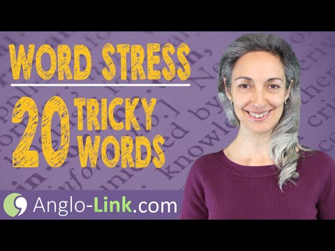 English pronunciation tips | 20 common 'word stress' mistakes