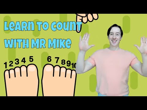 Learn to Count with Mr Mike| How many fingers| Number songs 1 to 10| Toddlers Learning |  Preschool