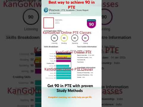 What's the BEST way to achieve 90 in PTE? | Get 90 in pte with PROVEN study methods by Kangokiwi