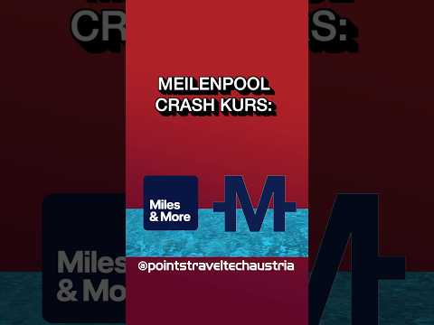 Meilenpool Crash Kurs | Miles&More #milesandmore #meilenpool