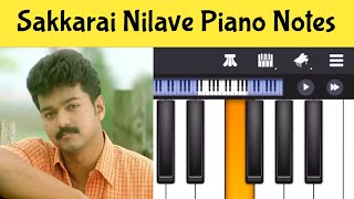 Sakkarai Nilave Piano Notes | Tamil Songs Piano Notes