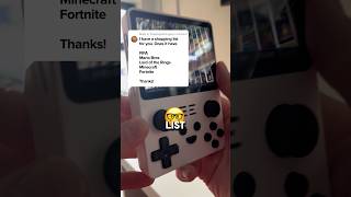 Shopping list -they asked for Fortnite 👀 #consolegaming #gameretro #gameconsole #retroconsolegames