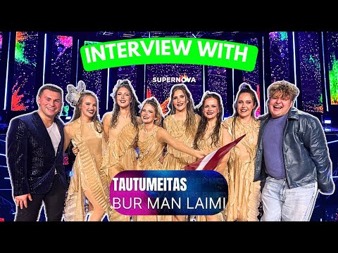 INTERVIEW WITH LATVIA’S ENTRY FOR EUROVISION 2025 | TAUTUMEITAS - BUR MAN LAIMI