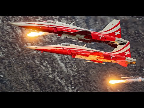 AXALP 23 PATROUILLE SUISSE IN THEIR NATURAL HABITAT